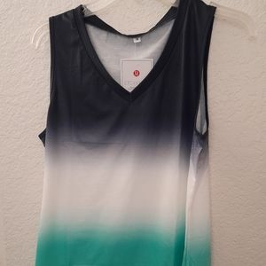 Etcyy New Women's Verigated Tank Top. Size M